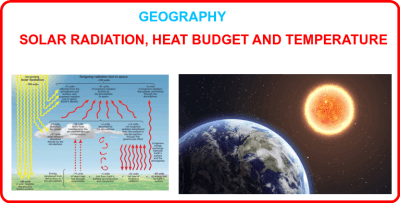 Solar Radiation, Heat Budget and Temperature