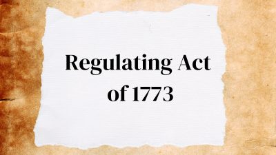 Regulating Act of 1773