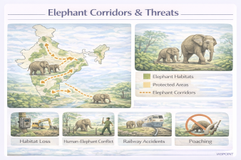 Elephant Corridors & Threats