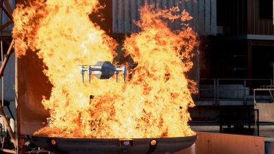Heat-Resistant Fire Drone