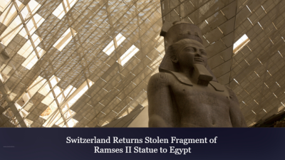 Switzerland Returns Stolen Fragment of Ancient Egyptian Statue