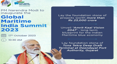 PM Modi to Unveil Blueprint for India’s Maritime Growth at GMIS