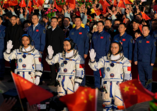 China Sends Its Youngest-Ever Space Crew in Quest to Land Astronauts on the Moon by 2030