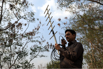 Amateur Radio Operators at Cyclone Shelters Ace International Airwave Tests