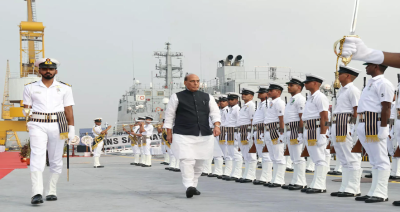 Defence Minister Marks Significant Milestone in Project Seabird at Naval Base Karwar