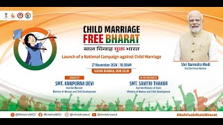 National Campaign Against Child Marriage Launched