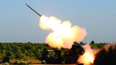 Successful Flight Tests of Pinaka Rocket System