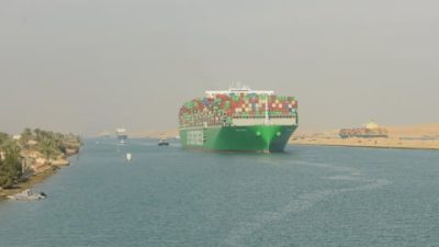 Egypt Tests New Channel in Suez Canal Expansion