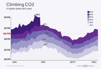 Alarming Rise in Atmospheric Carbon Dioxide Levels