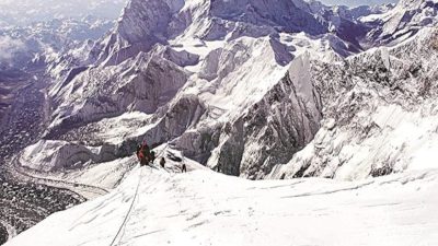 Mount Everest Snow Cover Retreats