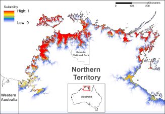 Rising Temperatures Affecting Australian Crocodile Behaviour