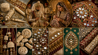Glass and Ivory Crafts in Textile in India
