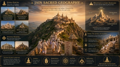Jain Tirthas and Mountain Peaks