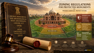 Regulated and Prohibited Zones Around Monuments