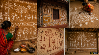 Tribal Visual Arts (Wall and Floor) in India