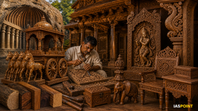 Wood Handicrafts in India