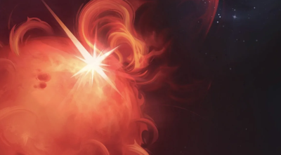 First Detection of Powerful Storm on Distant Star