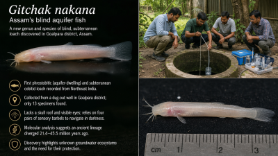 Gitchak nakana Blind Aquifer Fish Assam Discovery