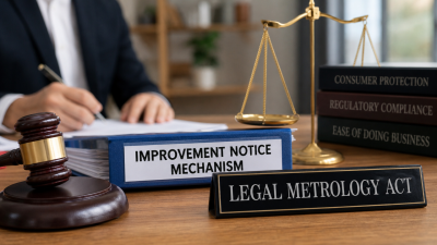 Improvement Notice Mechanism under Legal Metrology Act
