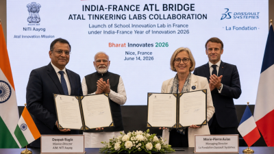 India-France ATL Bridge Atal Tinkering Labs Collaboration
