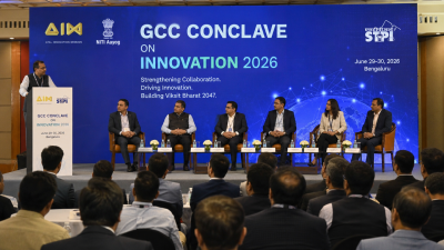 AIM STPI GCC Conclave 2026 Innovation Collaboration
