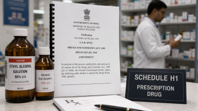 Amendment to Drugs Rules 1945 on Alcohol Formulations