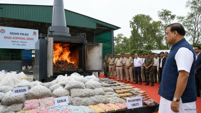Assam’s First Narcotics Incinerator Launched