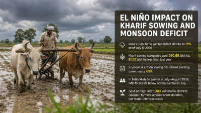 El Niño Impact on Kharif Sowing and Monsoon Deficit