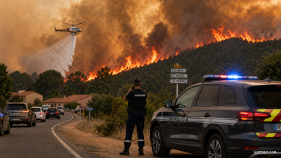 European Wildfires and Key Geographic Locations