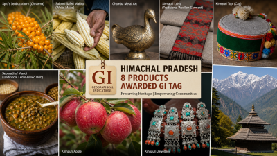 Himachal Pradesh Eight Products Awarded GI Tag