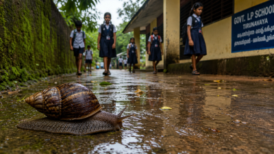 Invasive Giant African Snail Threat in Kerala Schools