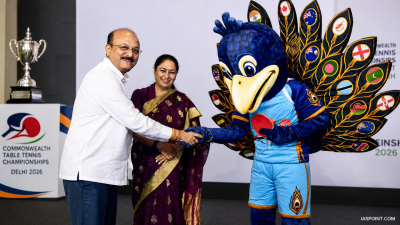 Mayur Unveiled for Commonwealth Table Tennis