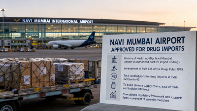 Navi Mumbai Airport Approved for Drug Imports