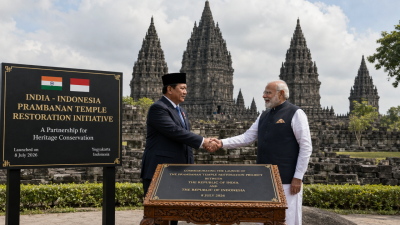 Prambanan Temple Restoration India-Indonesia Cooperation